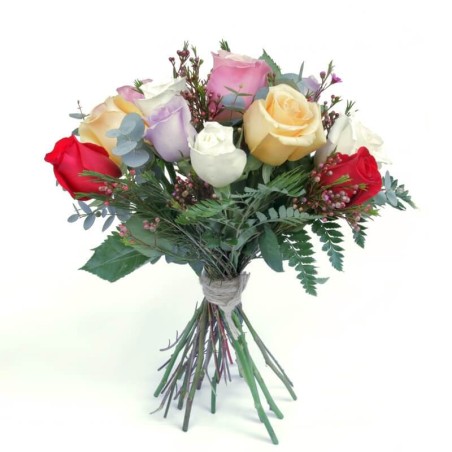 Bouquet de Rosas Multicolor San Valentín