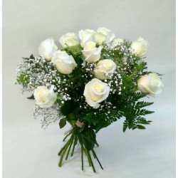 Ramo de rosas blancas "Luz"
